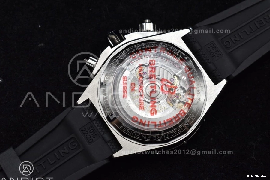 Robber 1:1 On Chronomat SS Edition Colorful 536 44mm A BLSF Best B01 Dial Bracelet Green 0916
